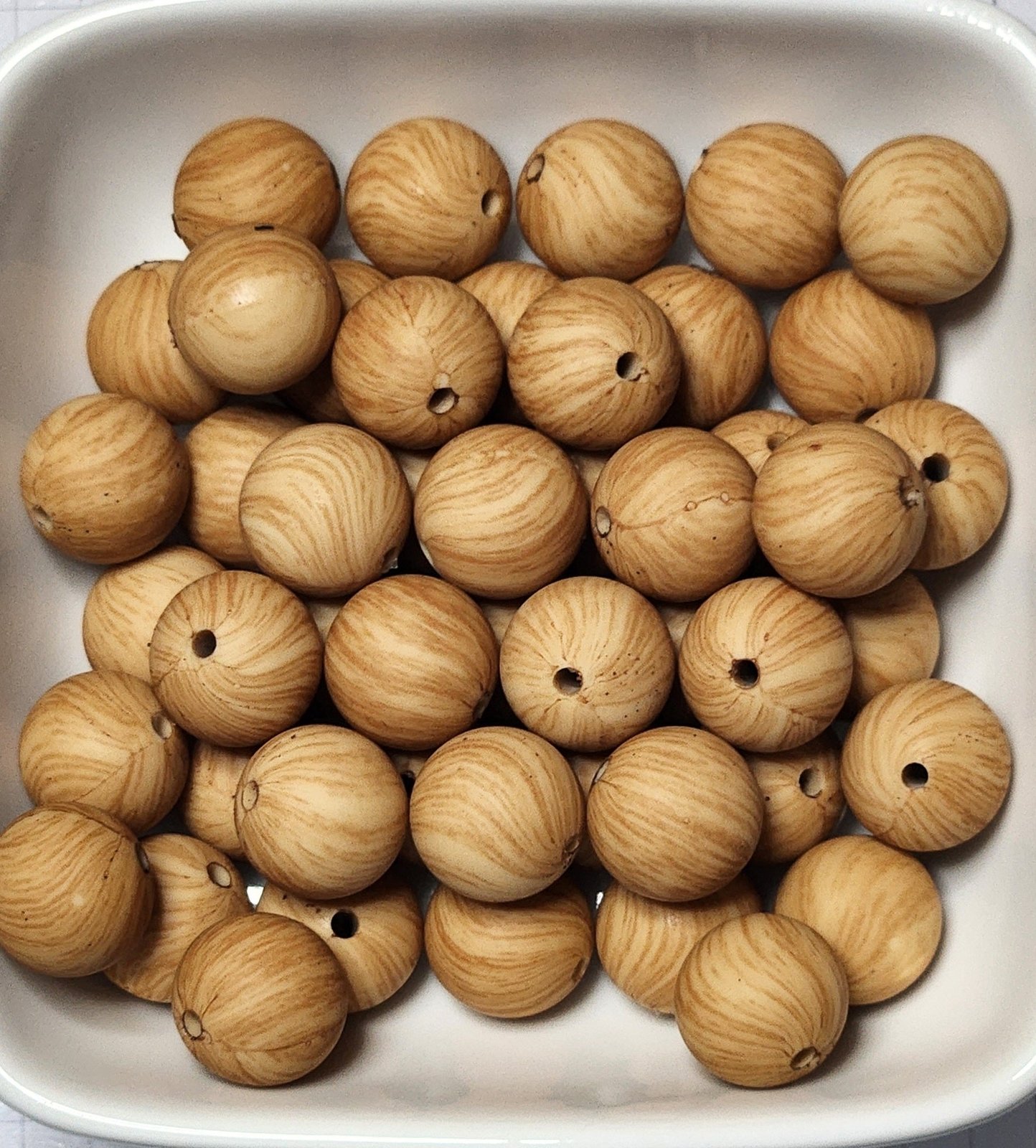 15 mm Printed Silicone Beads 10 pack, photo 2