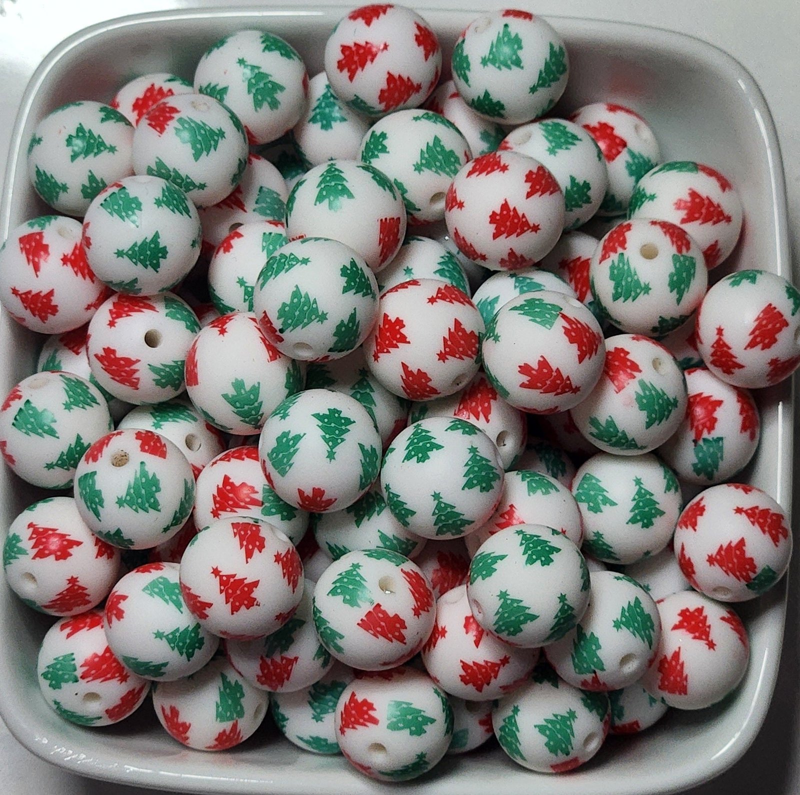 15 mm Printed Silicone Beads 10 pack, photo 9
