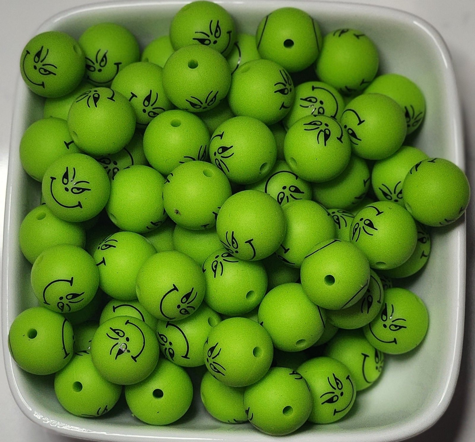15 mm Printed Silicone Beads 10 pack, photo 10