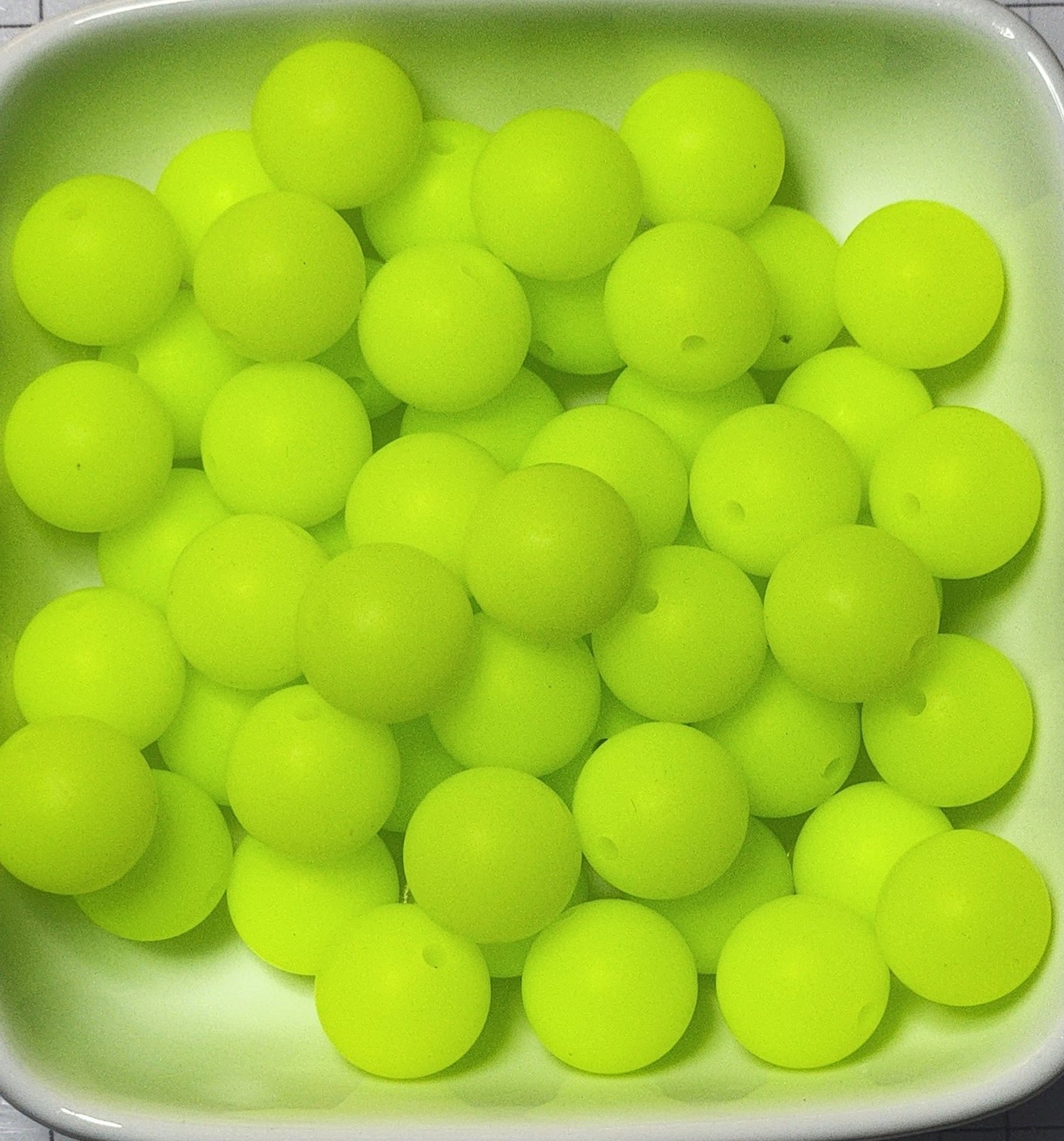15 mm Solid Silicone Beads 20 pack, photo 4