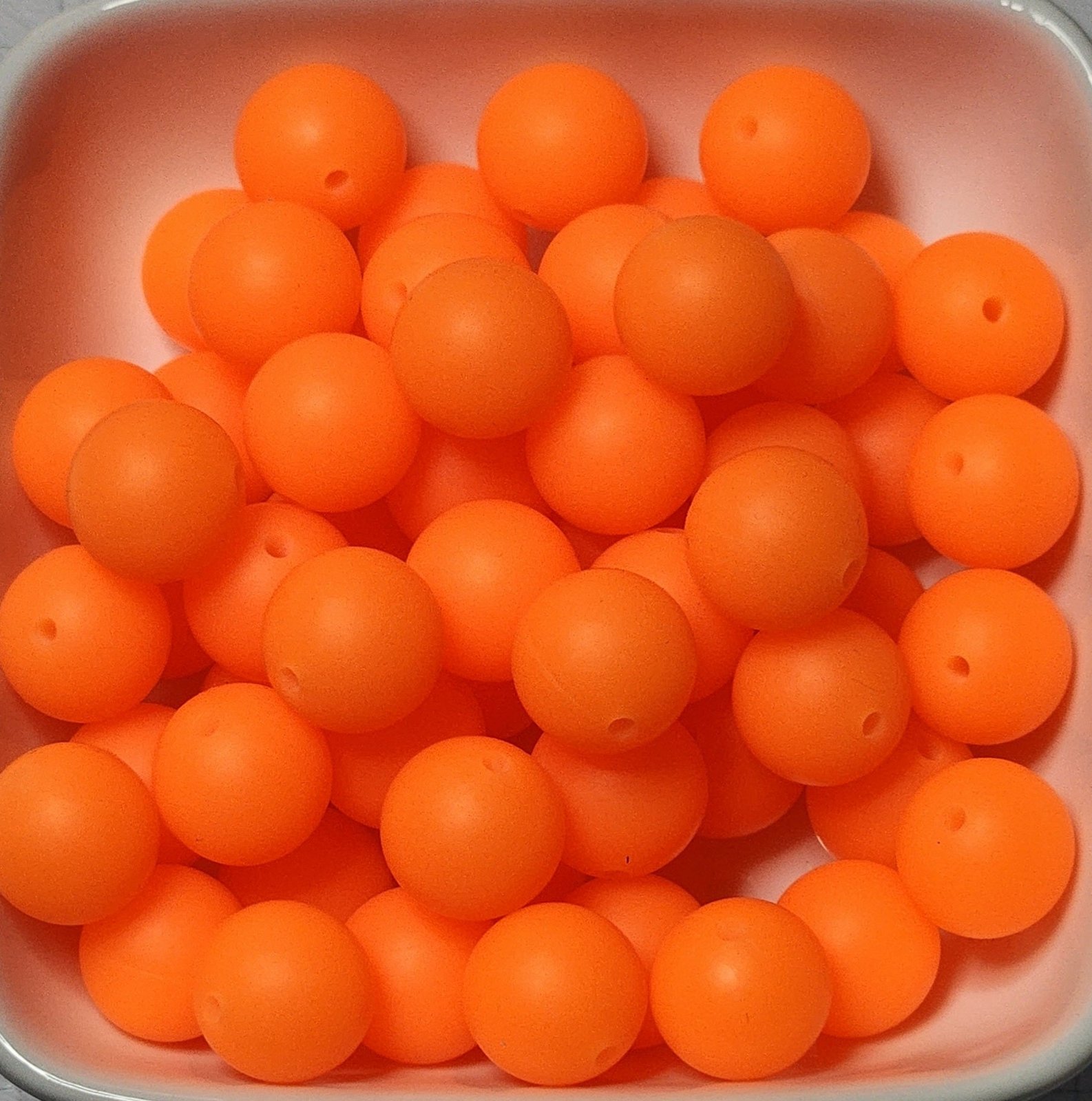 15 mm Solid Silicone Beads 20 pack, photo 5