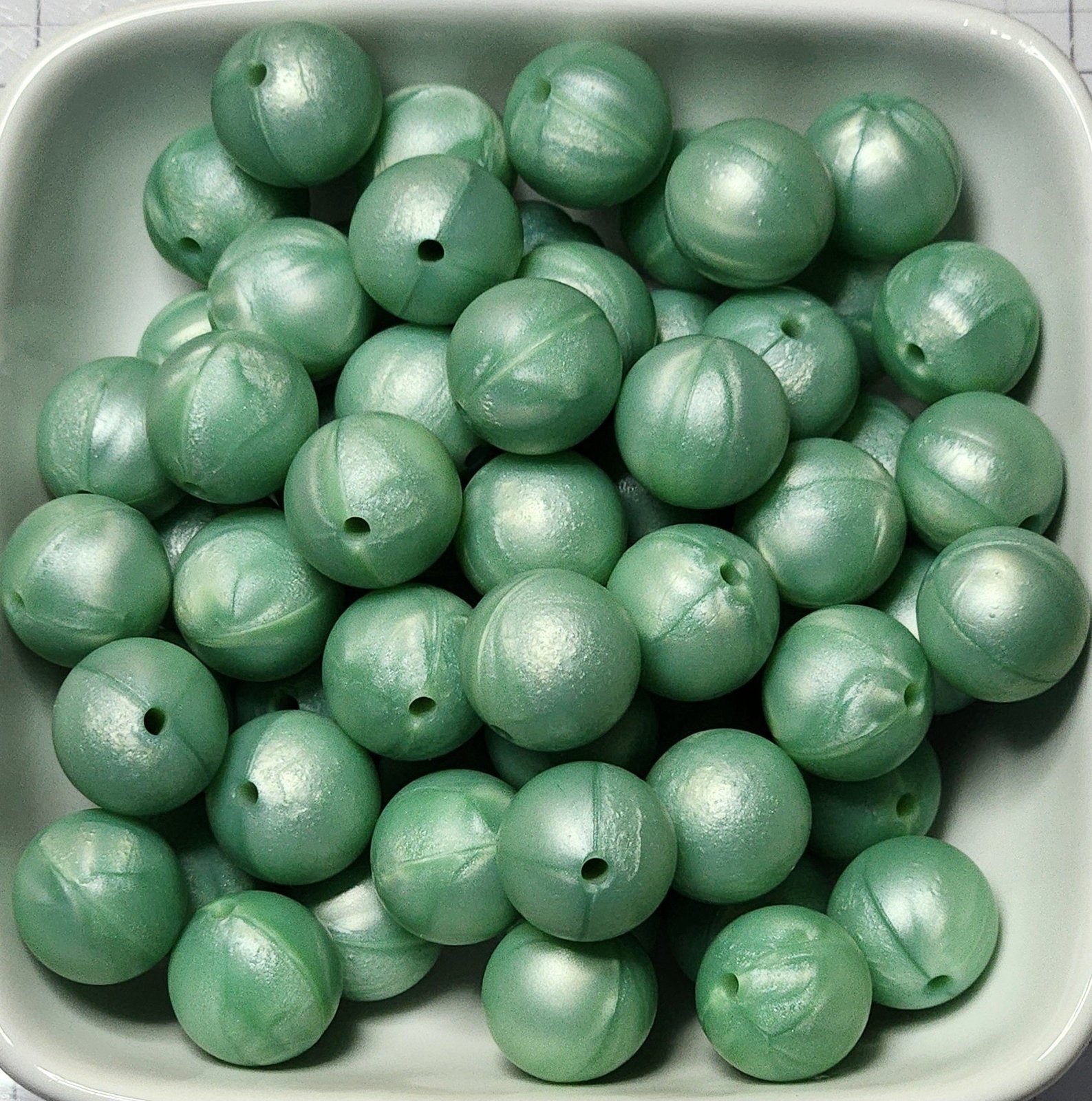 15 mm Solid Silicone Beads 20 pack, photo 9