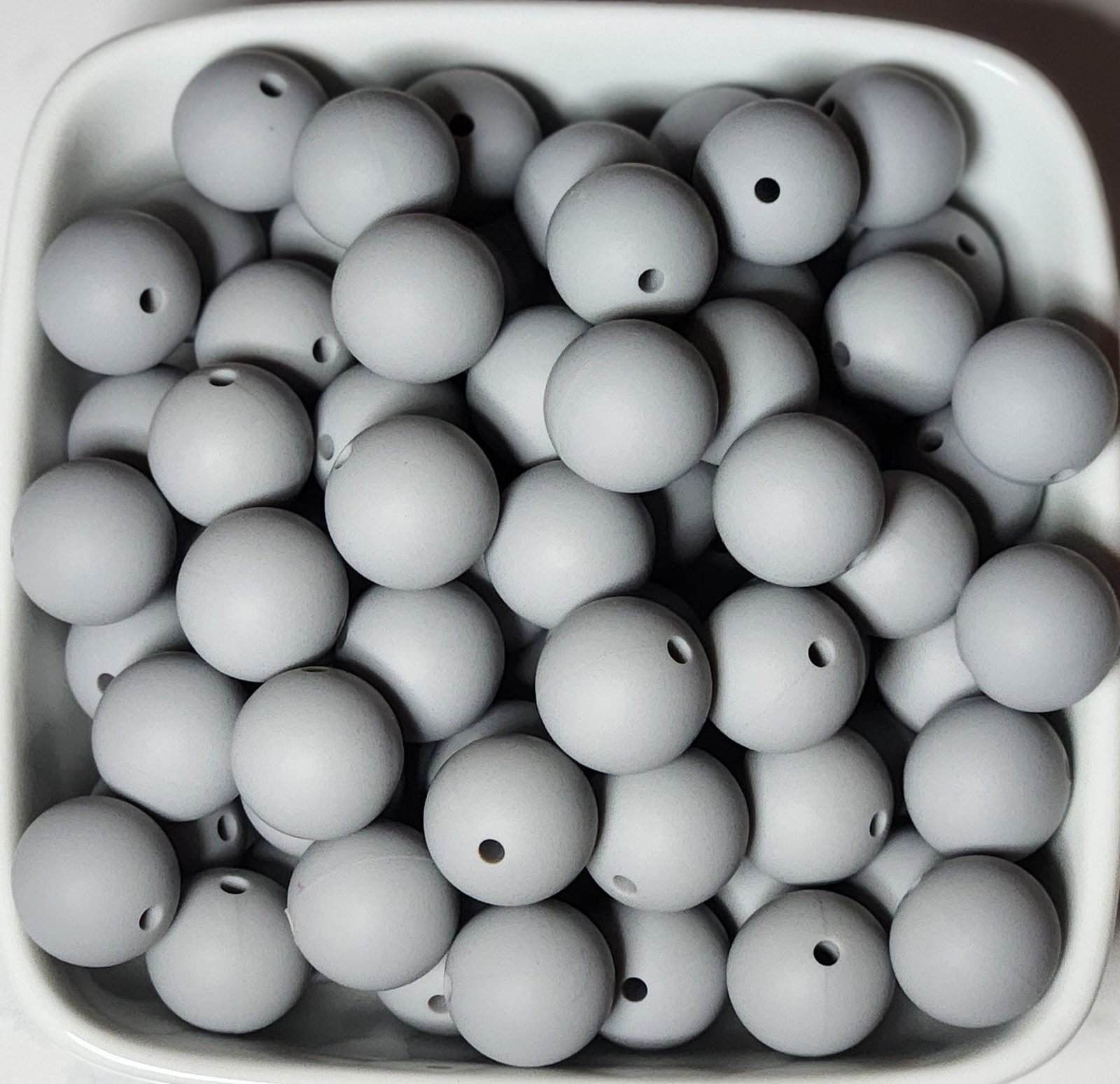 15 mm Solid Silicone Beads 20 pack, photo 20