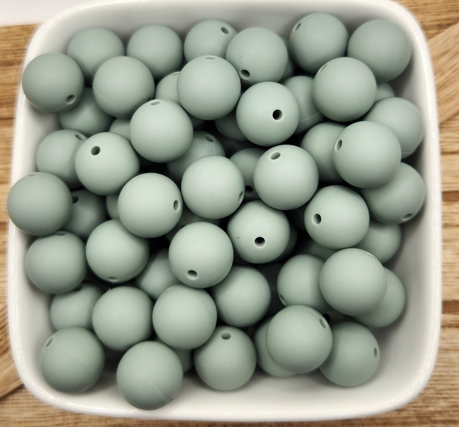 15 mm Solid Silicone Beads 20 pack, photo 34