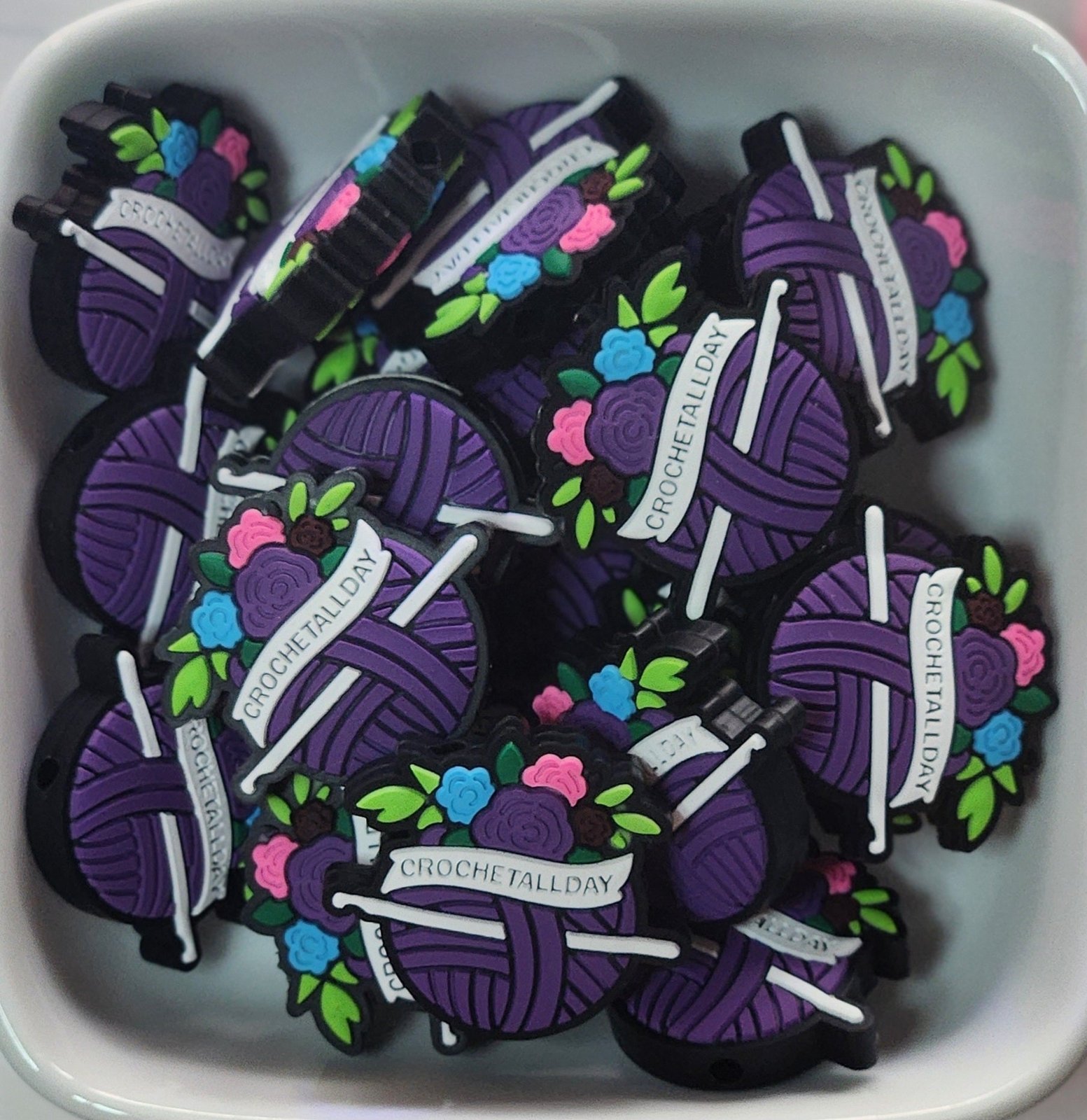 Crochet all day Silicone focal beads, photo 2