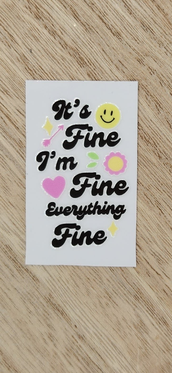 It's fine - 1.25 by 2.25 inches Mini UVDTF, photo 2