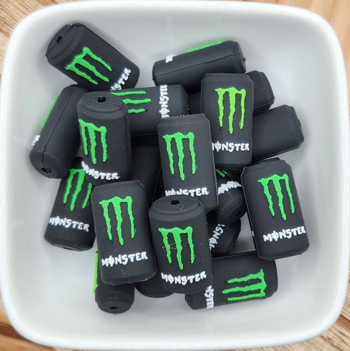 3D Monster Drink Silicone focal bead, photo 2