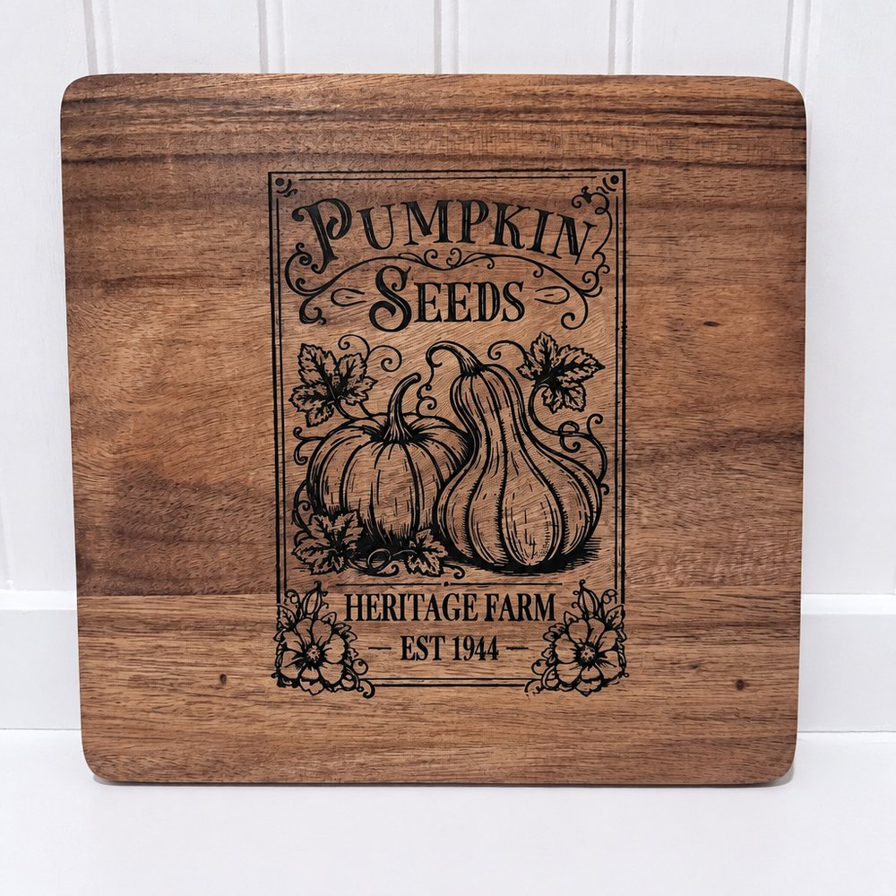 Pumpkin Seeds decorative wooden board