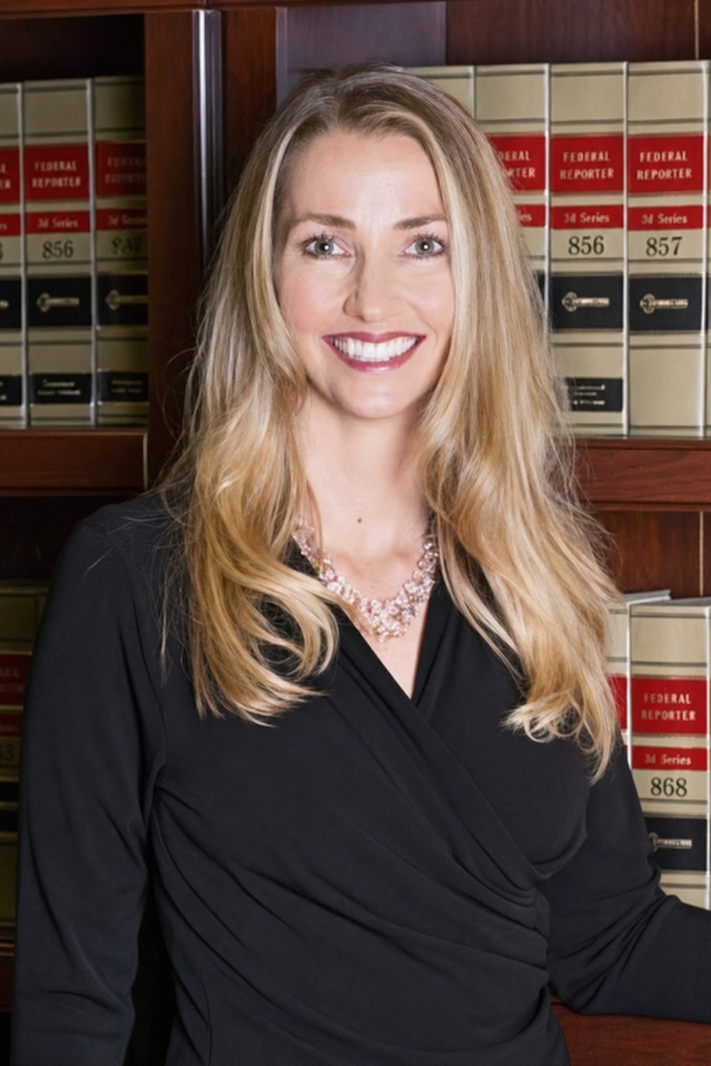 Donna B. Stepp in the Stepp Law Group office