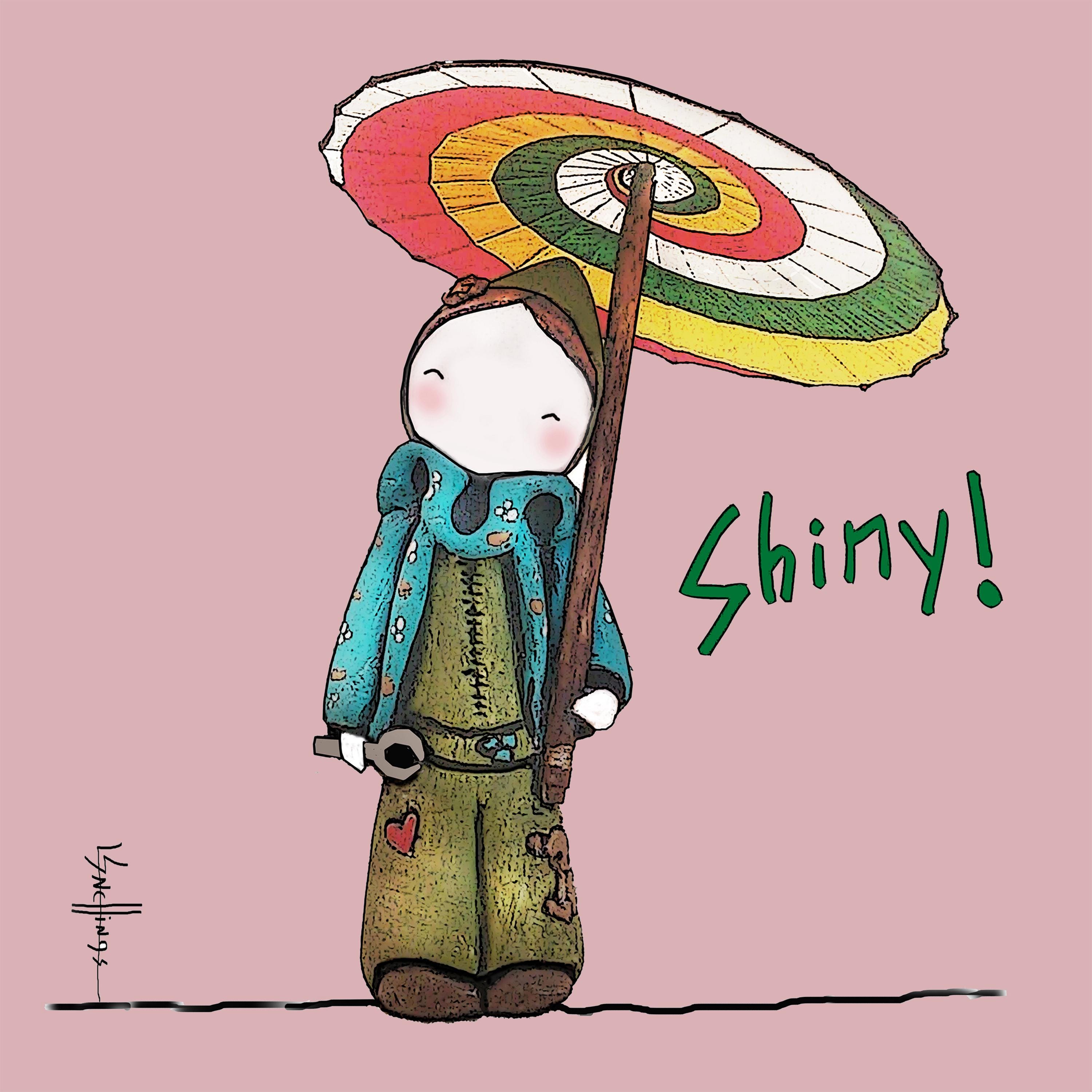 POSTER "Shiny!" 12 x 12