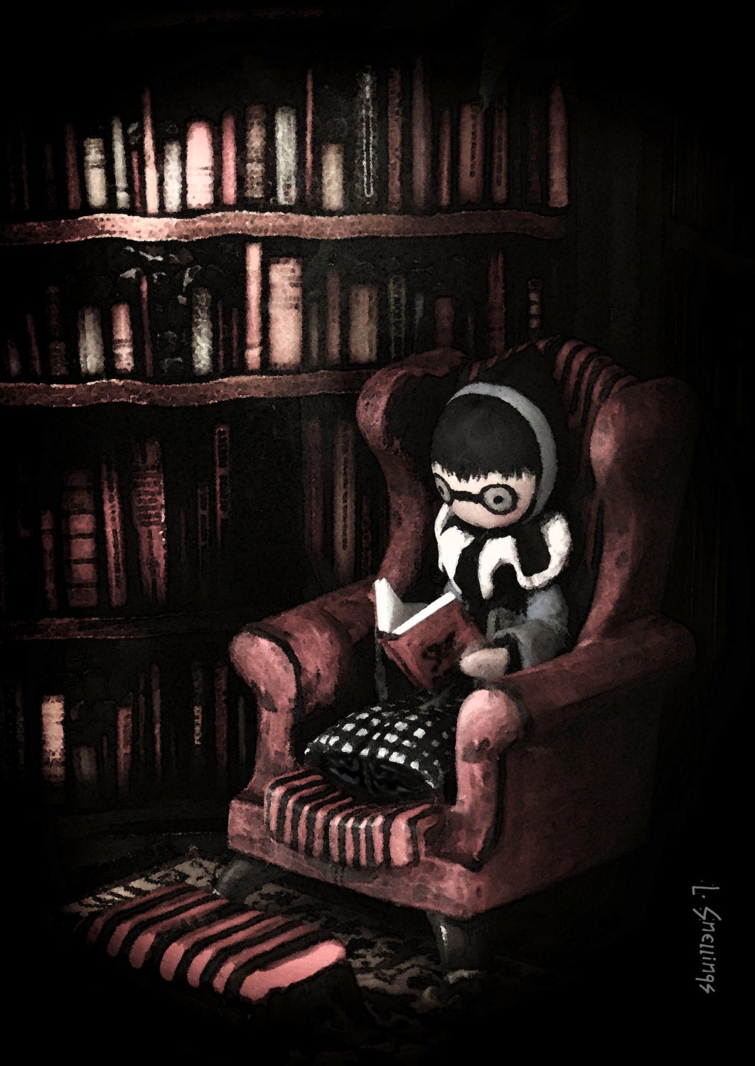 The Story Chair - Limited Edition Print - Lisa Snellings