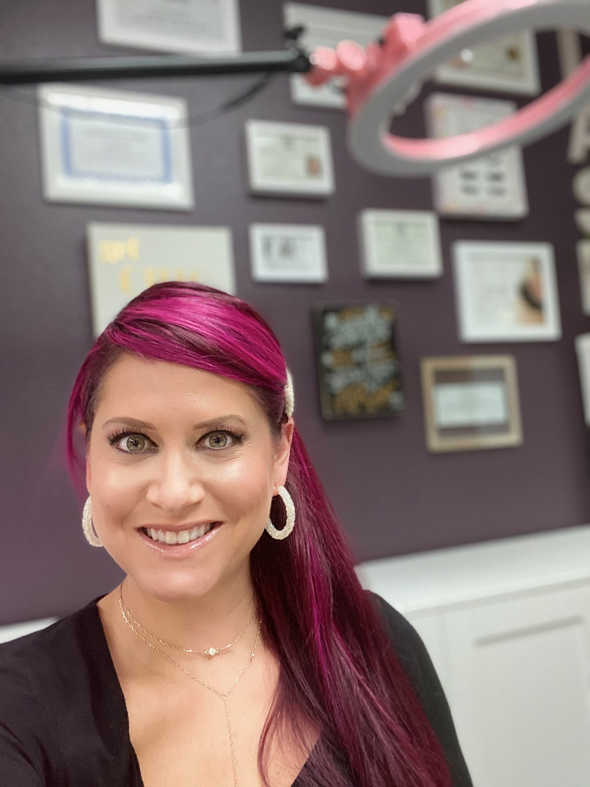 Christina Morgan, owner and artist of LUXE Brow + Lash