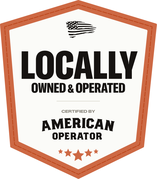 Locally owned and operated, certified by American Operator