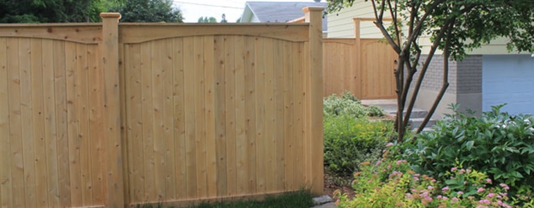 Wood gate by All Season Fencing
