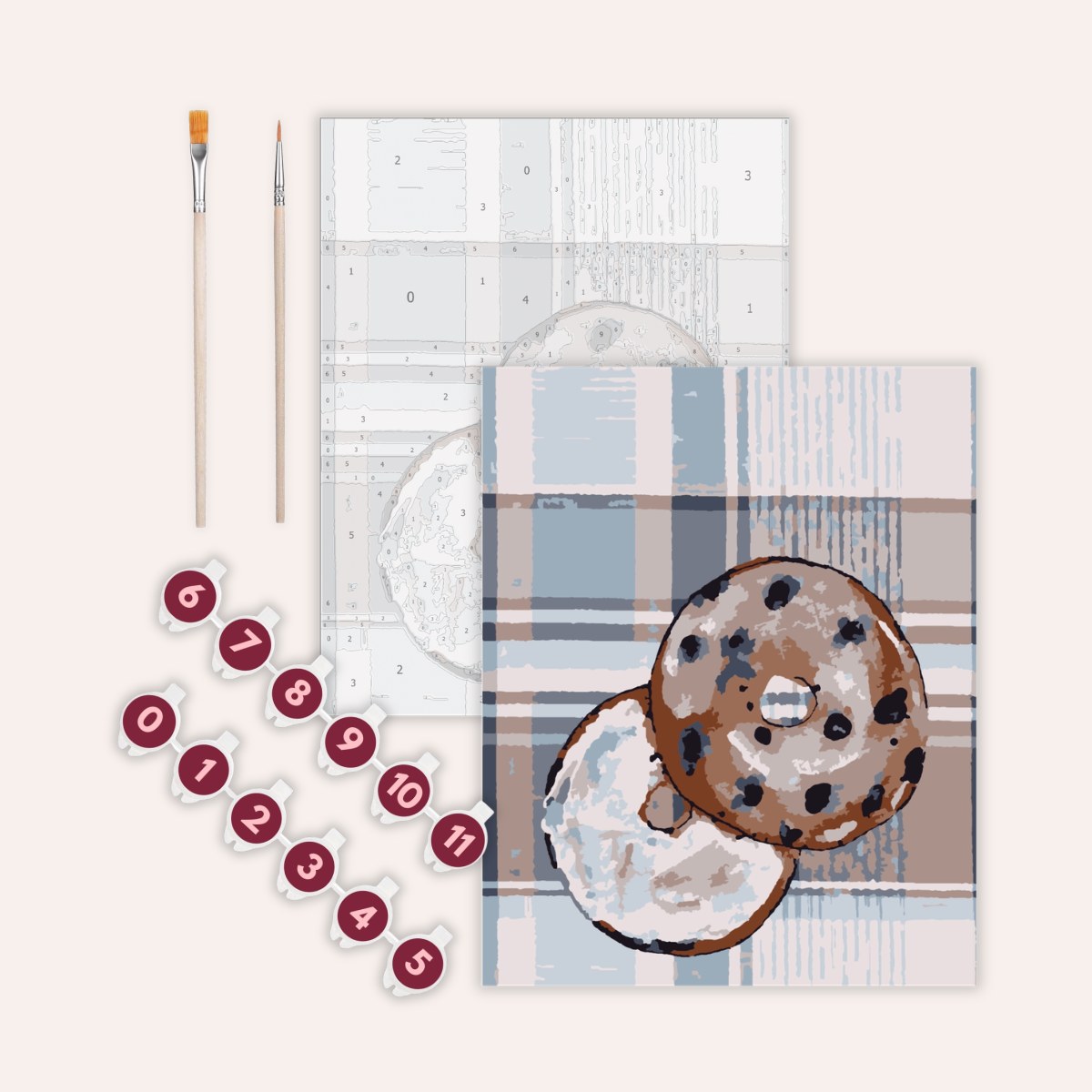 Bagel - Paint by Numbers Kit