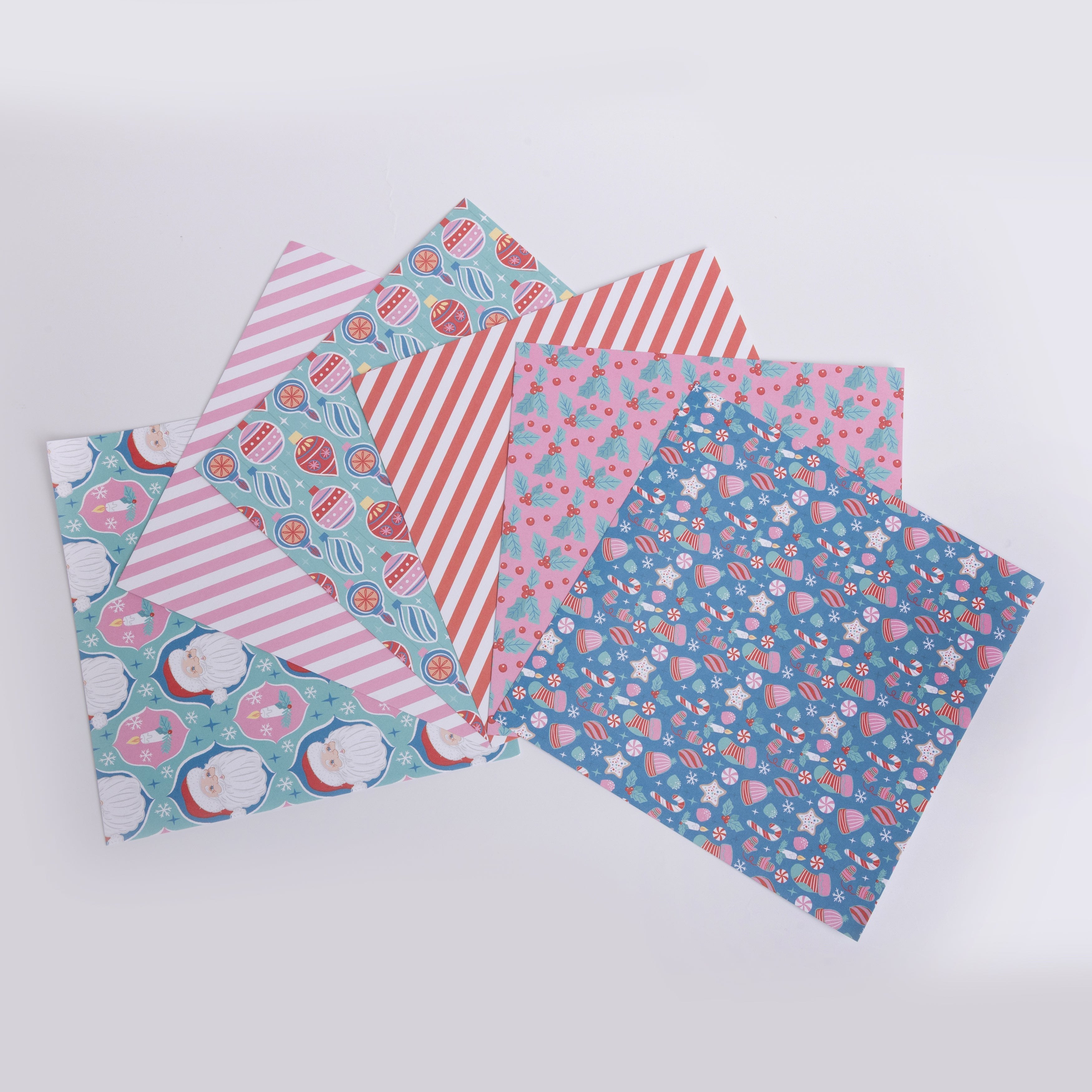 Holiday Printed Paper Assortment DIY Card Making Scrapbooking Craft