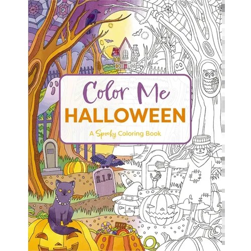 Color Me Halloween: A Spooky Coloring Book - Paperback