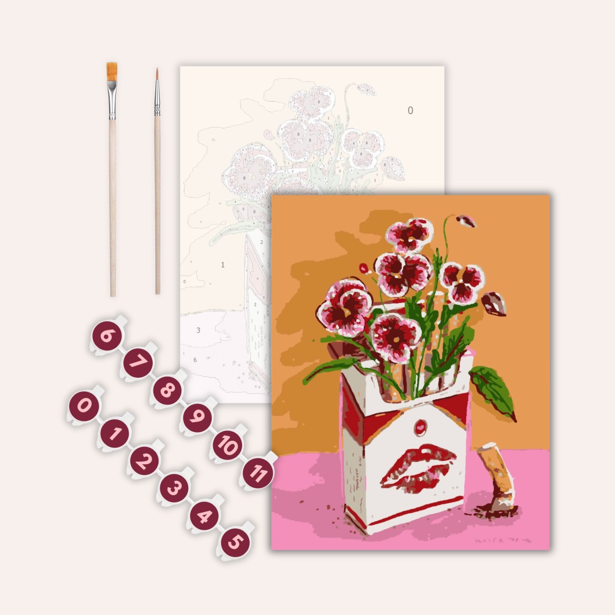 Dirt Bouquet - Paint by Numbers Kit