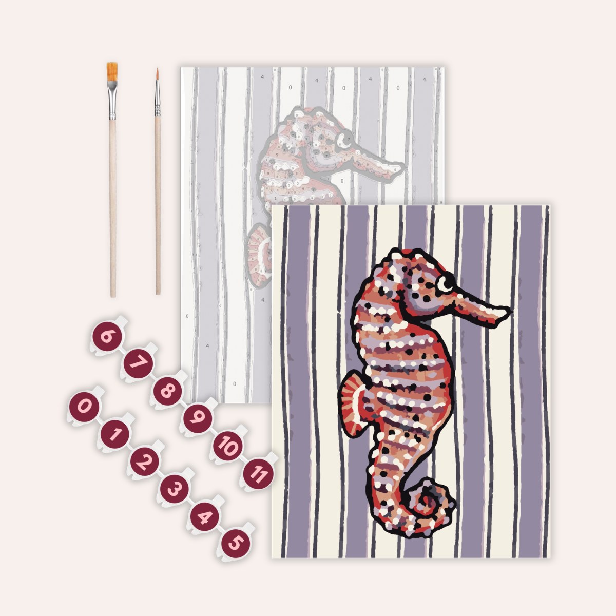 Seahorse - Paint by Numbers Kit