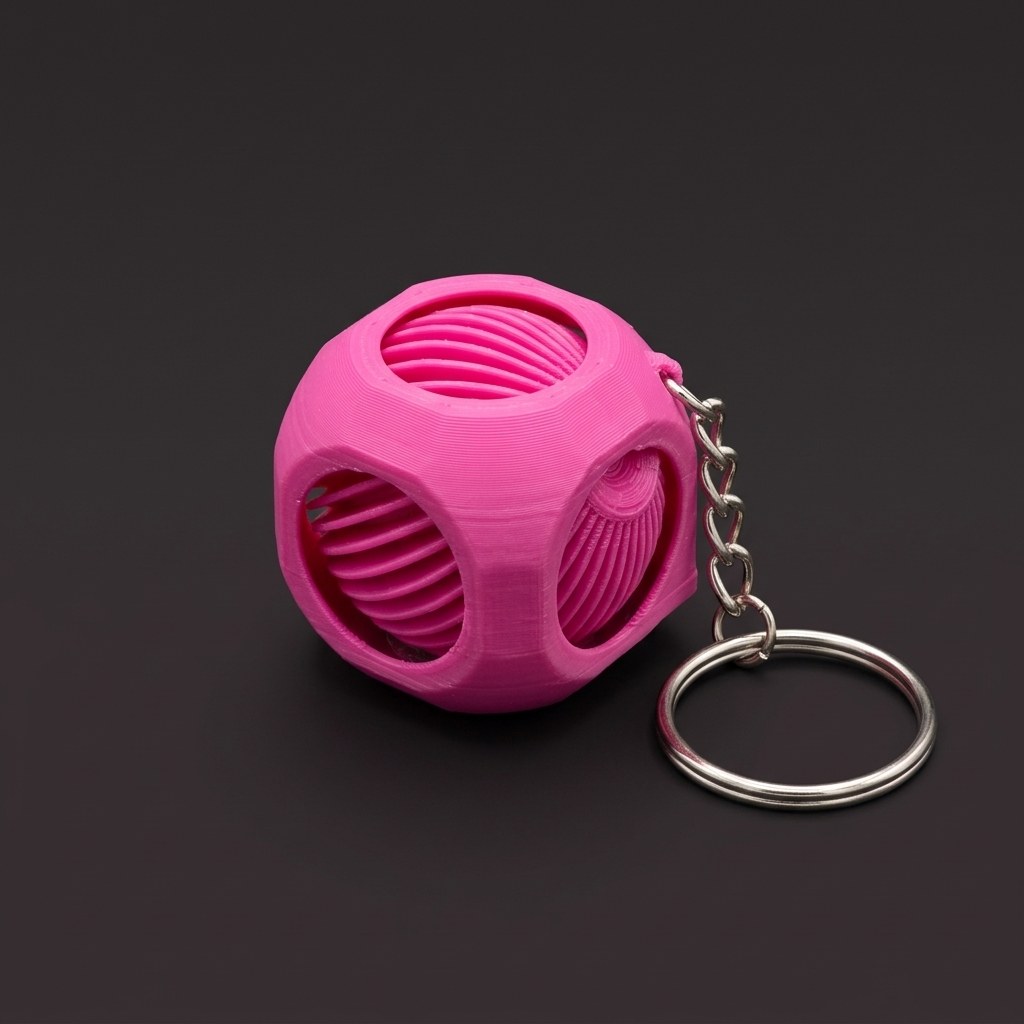 Fidget Cube Keychain, view 2
