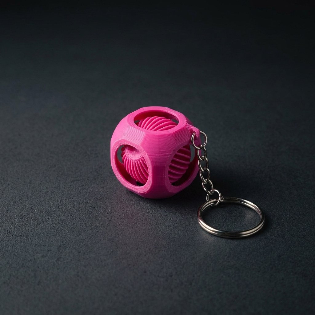 Fidget Cube Keychain, view 3