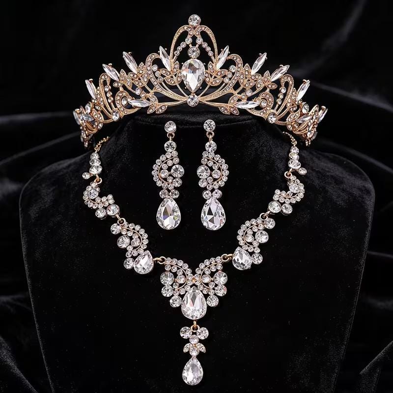 Crown fit for a Queen or perhaps a Princess. Accessorize Your Halloween Costume and Sparkle, detail 3