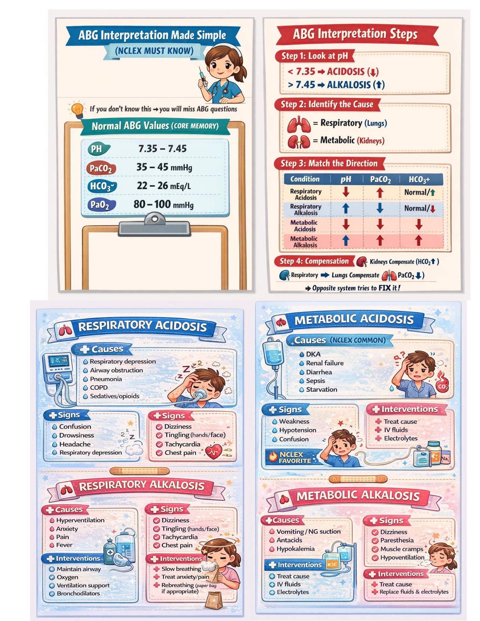 ABG Interpretation Guide – Medical Students, Nurses, NCLEX Prep cover
