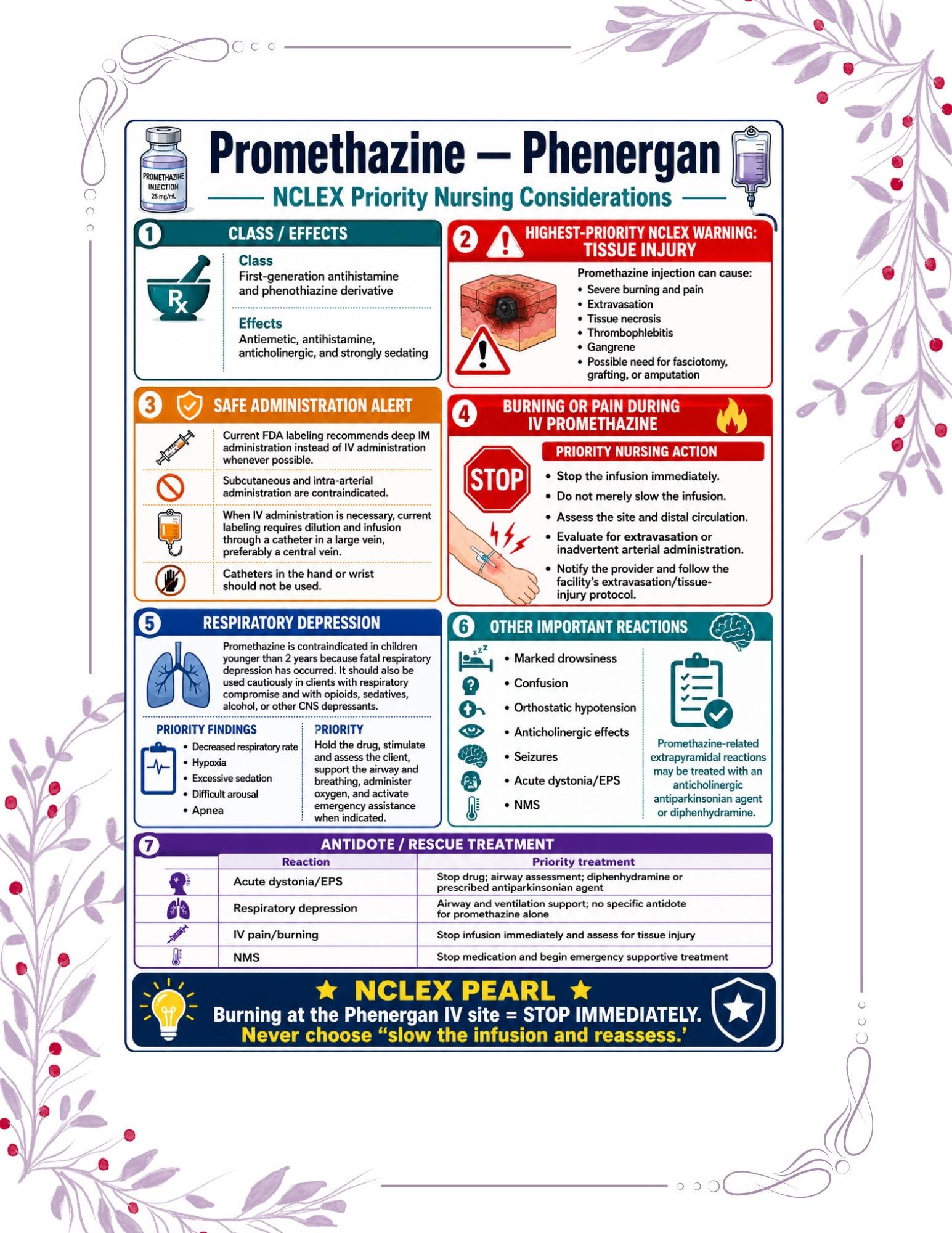 NCLEX Antiemetics Made Simple Zofran • Reglan • Compazine • Phenergan, guide preview 2