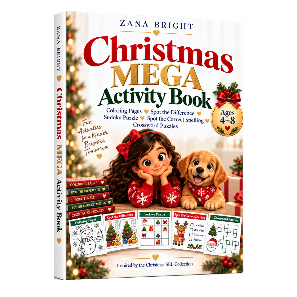 Christmas Mega Activity Book mockup