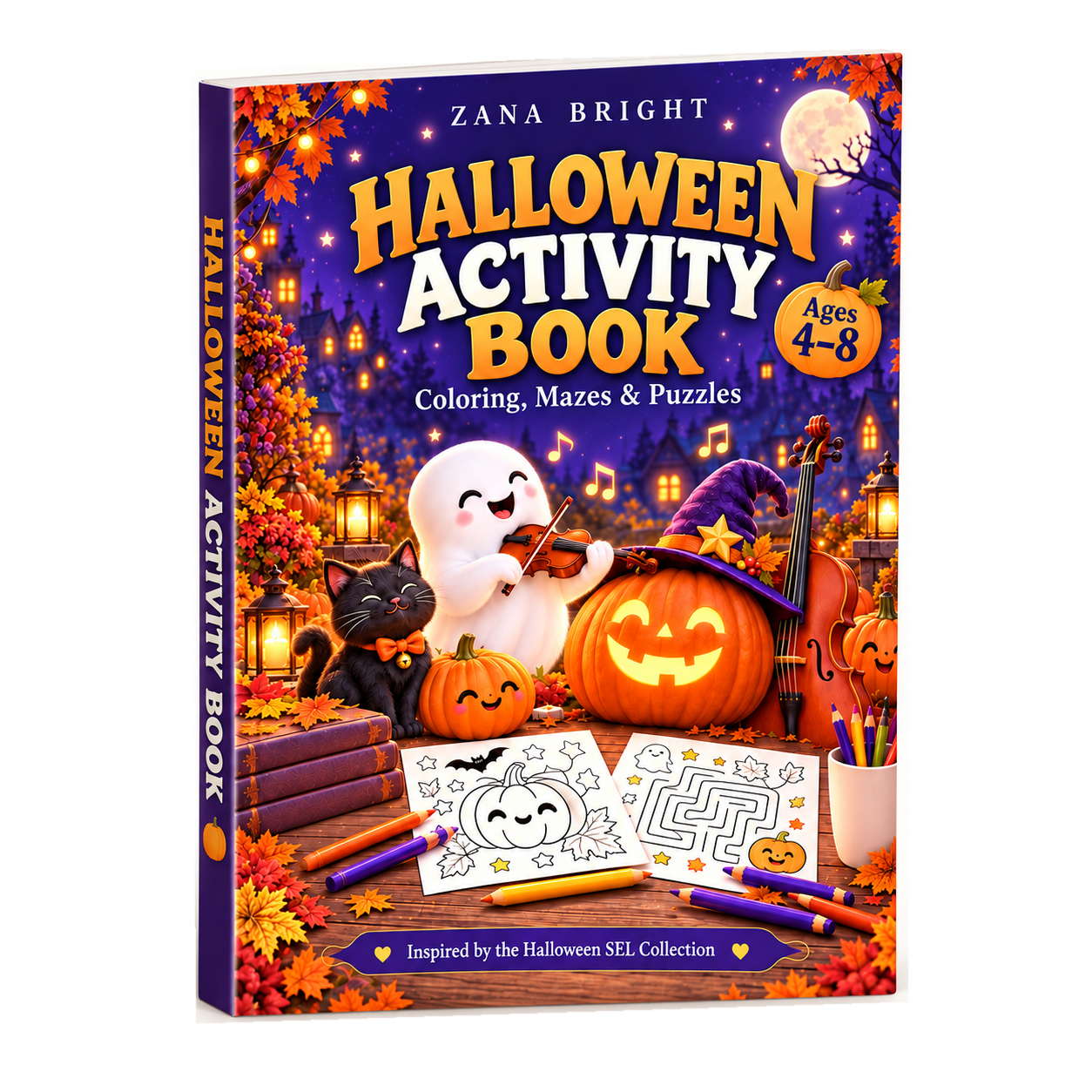 Halloween Activity Book mockup