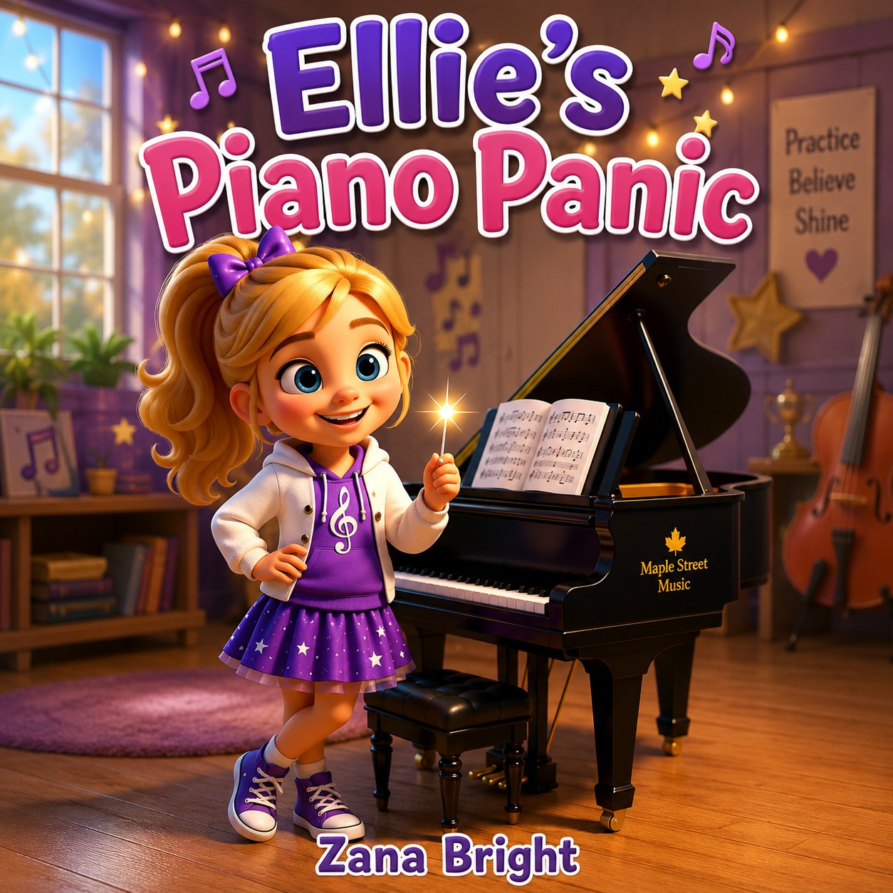 Ellie's Piano Panic book cover