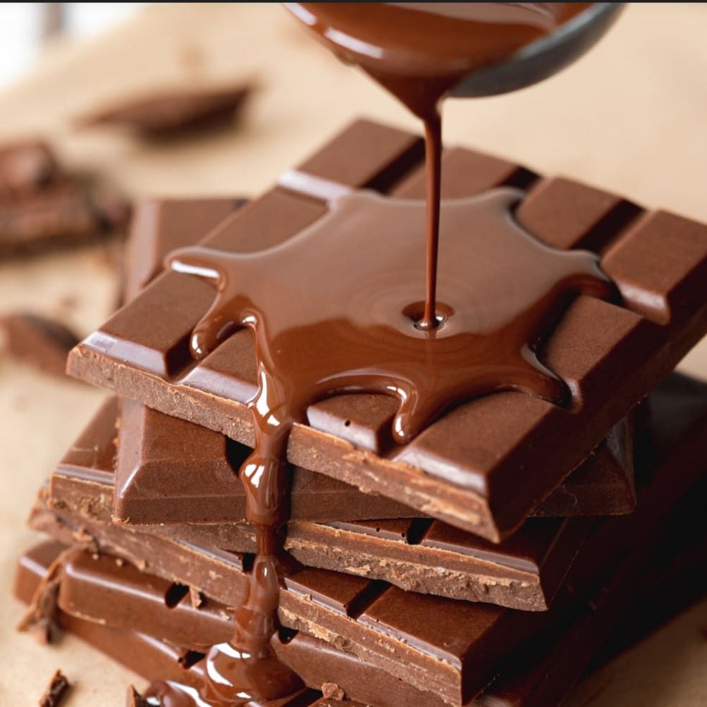 Chocolate  candle or wax melt