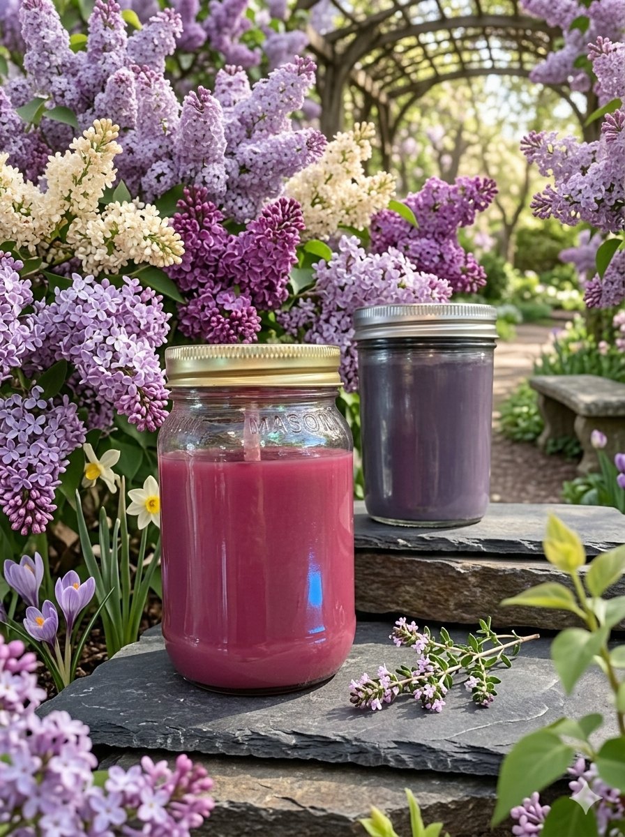 Lilac candle or wax melt