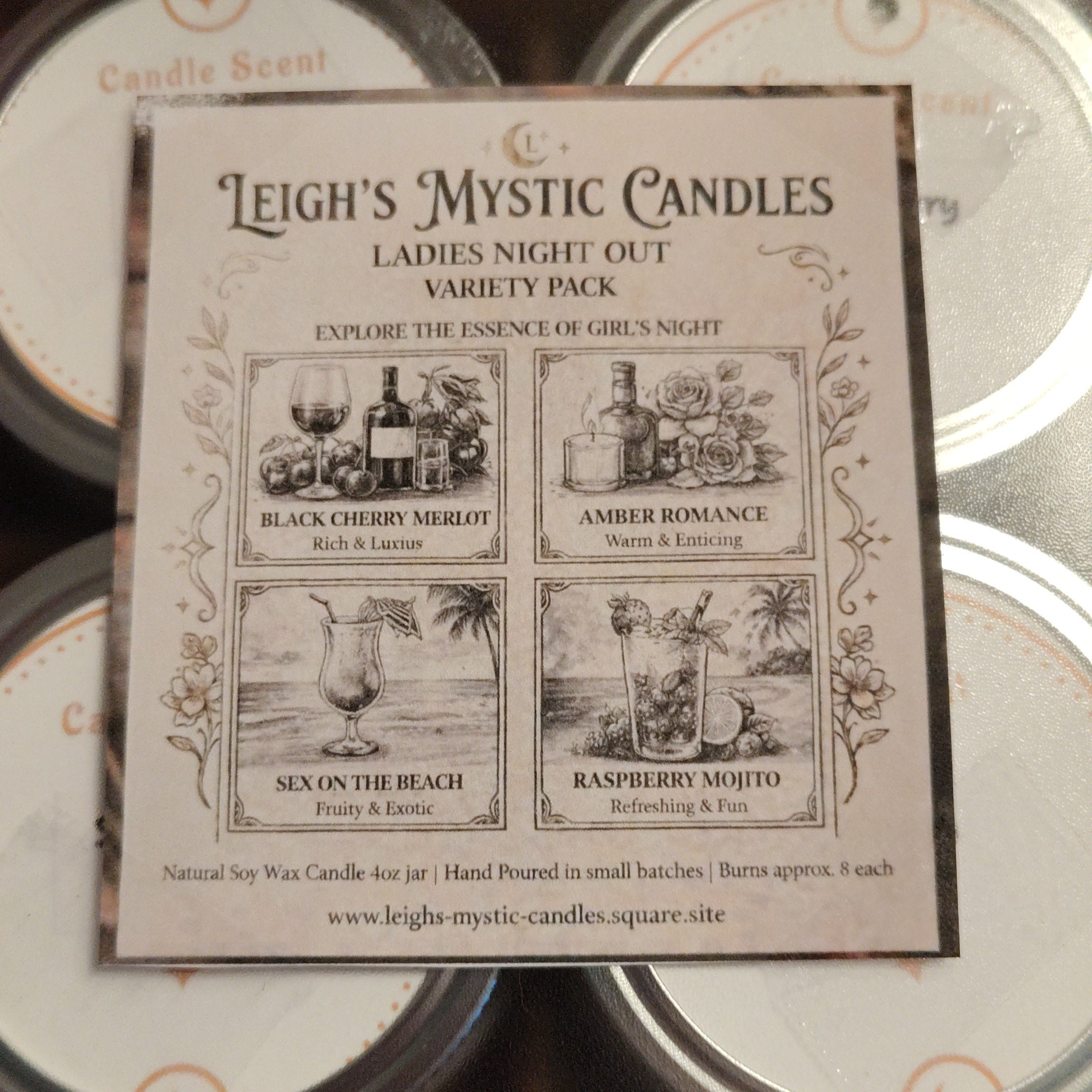 Ladies Night Out Variety Pack  candle or wax melt