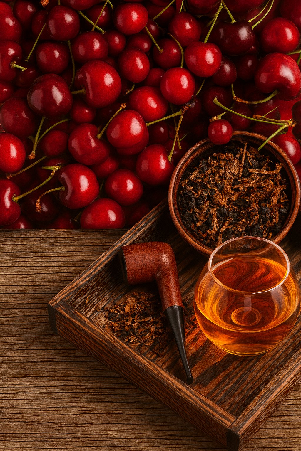 Cherry Tobacco candle or wax melt