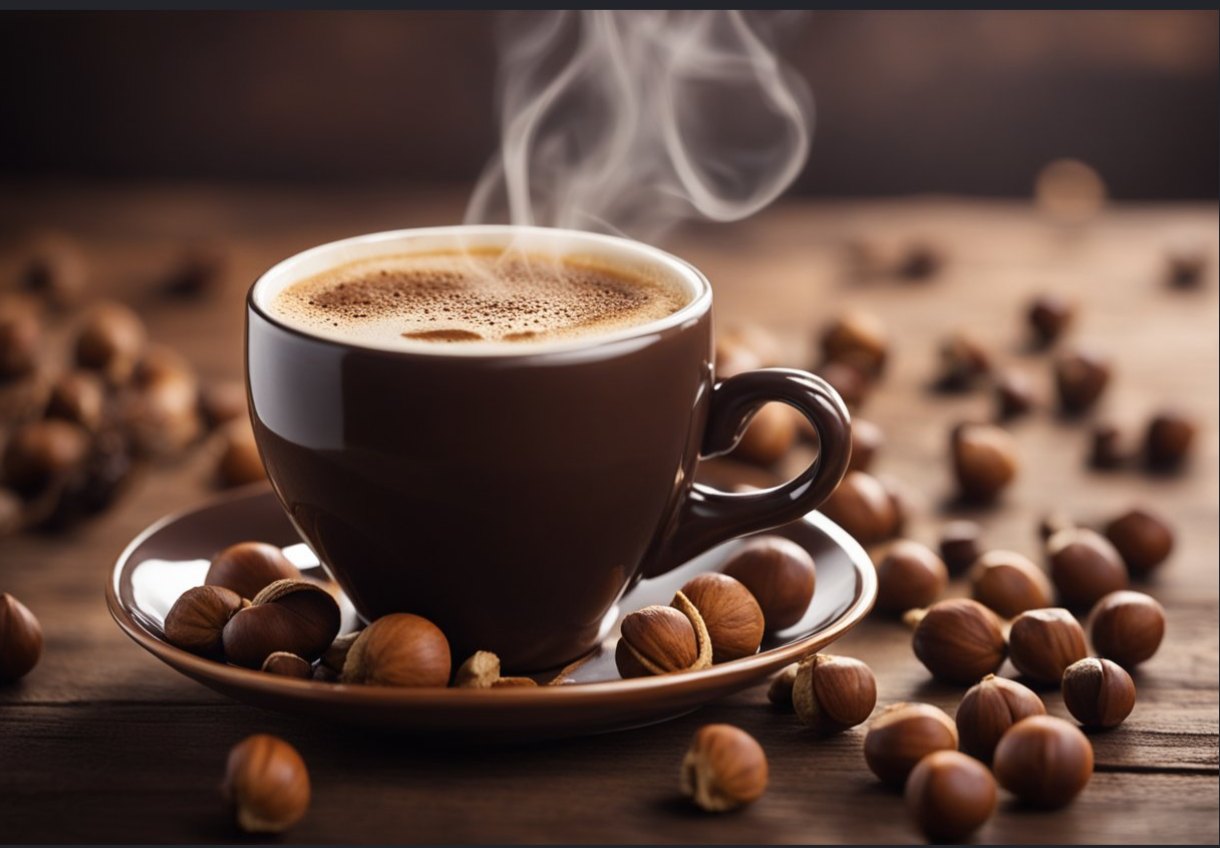 Hazelnut Coffee candle with a wood wick from Leigh’s Mystic Candles