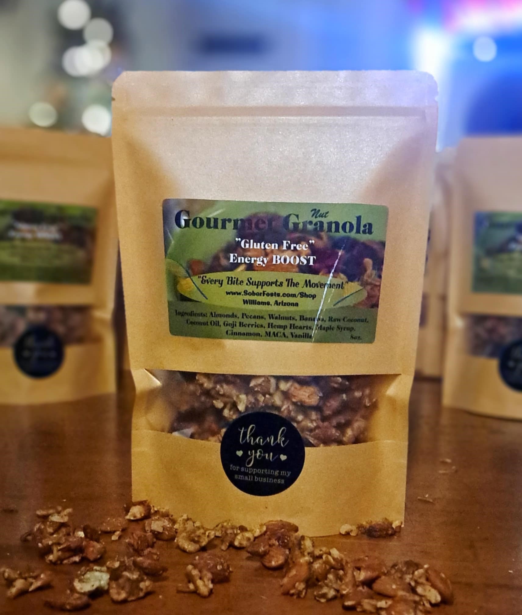 Gourmet Nut Granola product bag