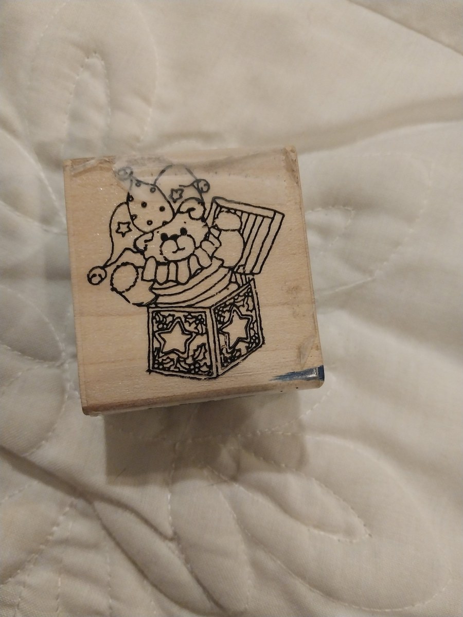 Birthday Rubber Stamp Blocks: Bear & Sayings, view 8