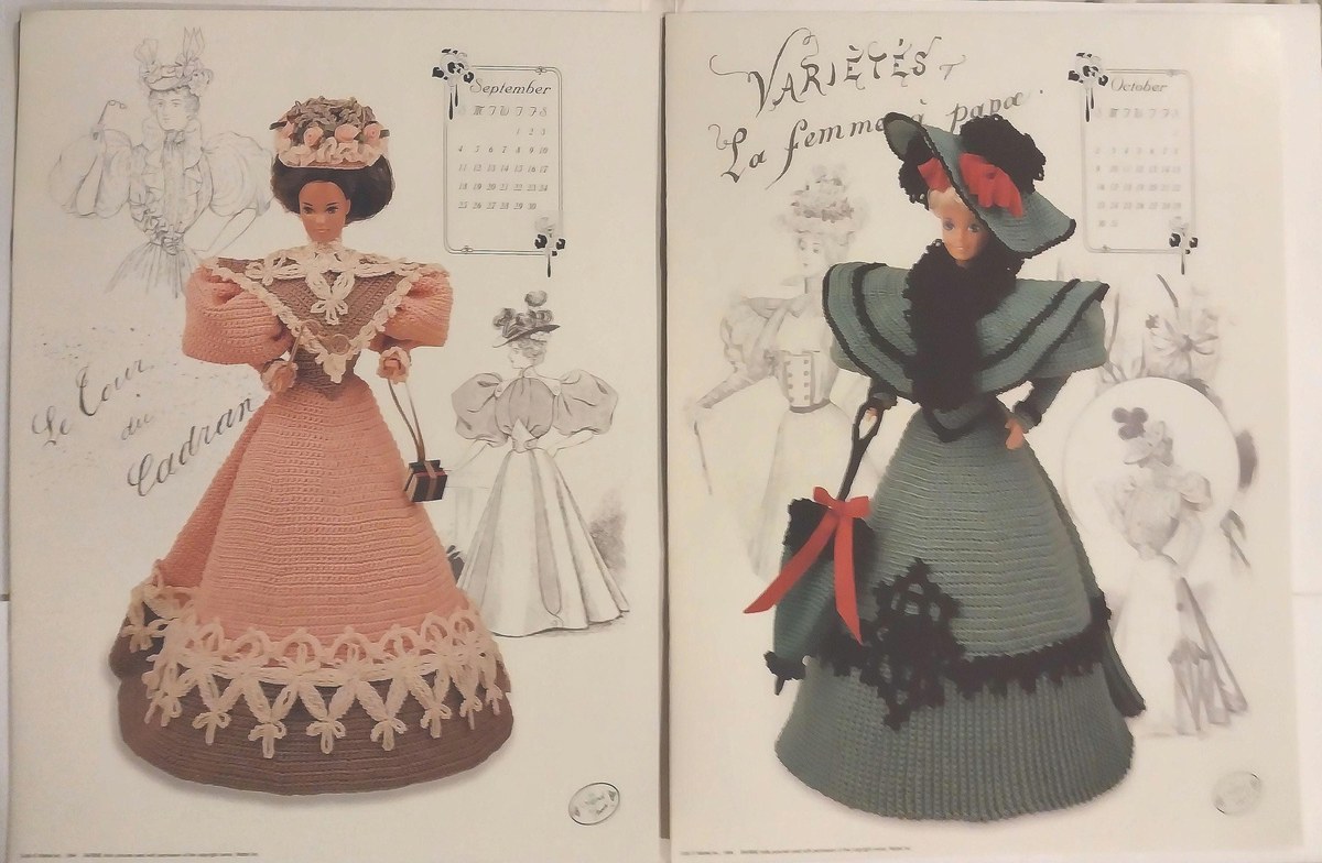 1994 Annie's Victorian Barbie Dress Crochet Patterns: Collector's Set, view 6