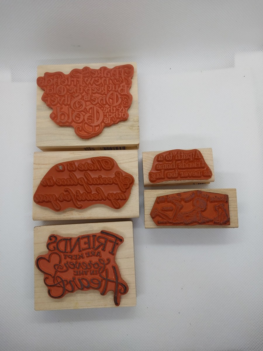 Friends Rubber Stamps: Hand Stamped Card Scrapbooking Supplies, view 2