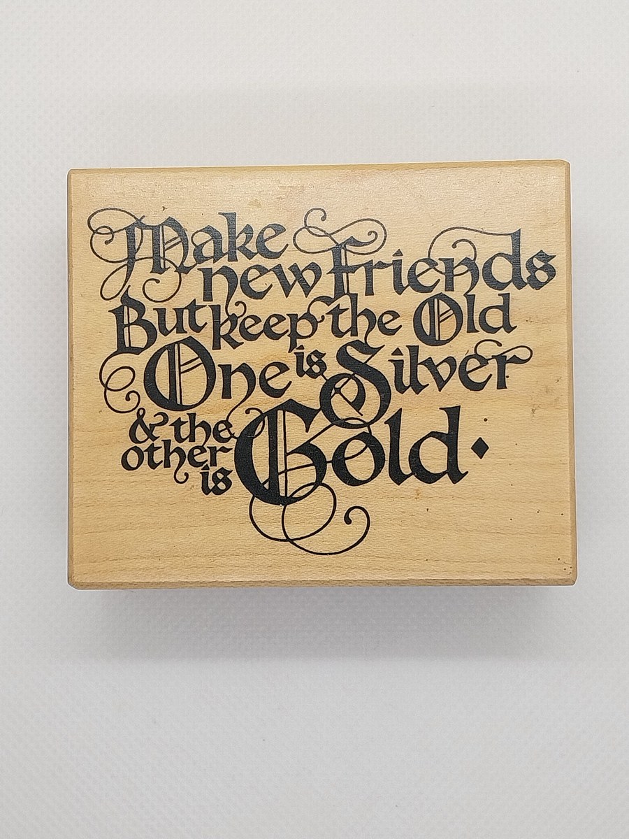 Friends Rubber Stamps: Hand Stamped Card Scrapbooking Supplies, view 4