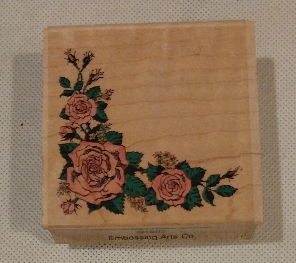 Border rubber wood block stamps, view 4