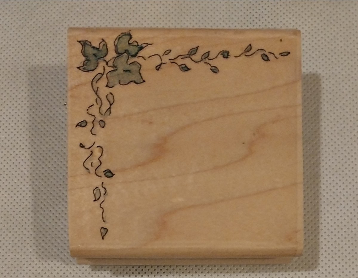 Border rubber wood block stamps, view 6