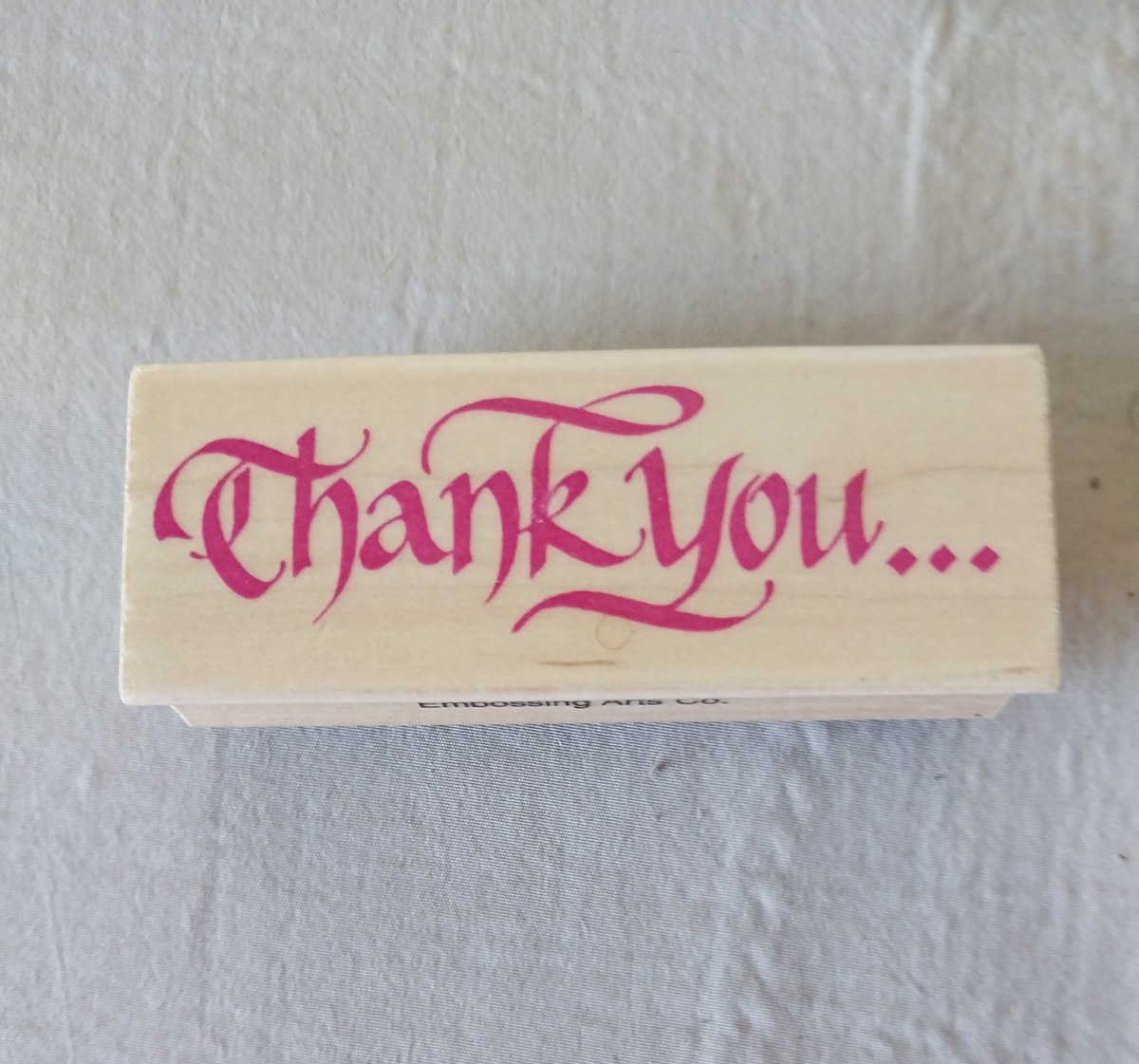 Vintage Wood Block Rubber Stamps – Thank You, Congratulations, Feliz Aniversario – Scrapbooking, Card Making, Crafts, view 4