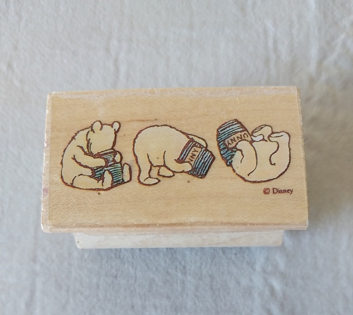 Vintage animal and butterfly rubber stamp wood blocks animals, view 9