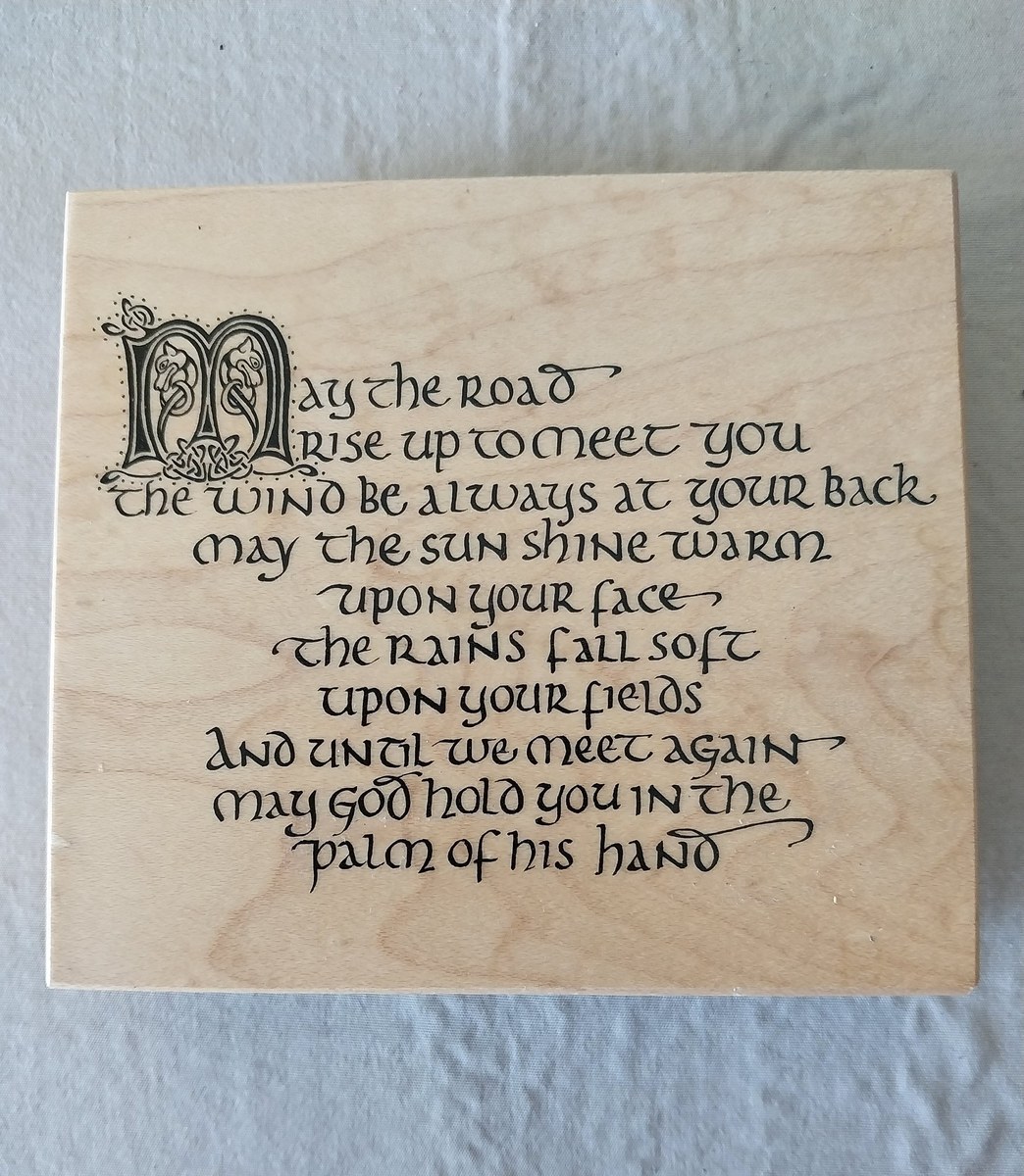 Encouraging messages, sayings, rubber stamps, wood blocks, view 4
