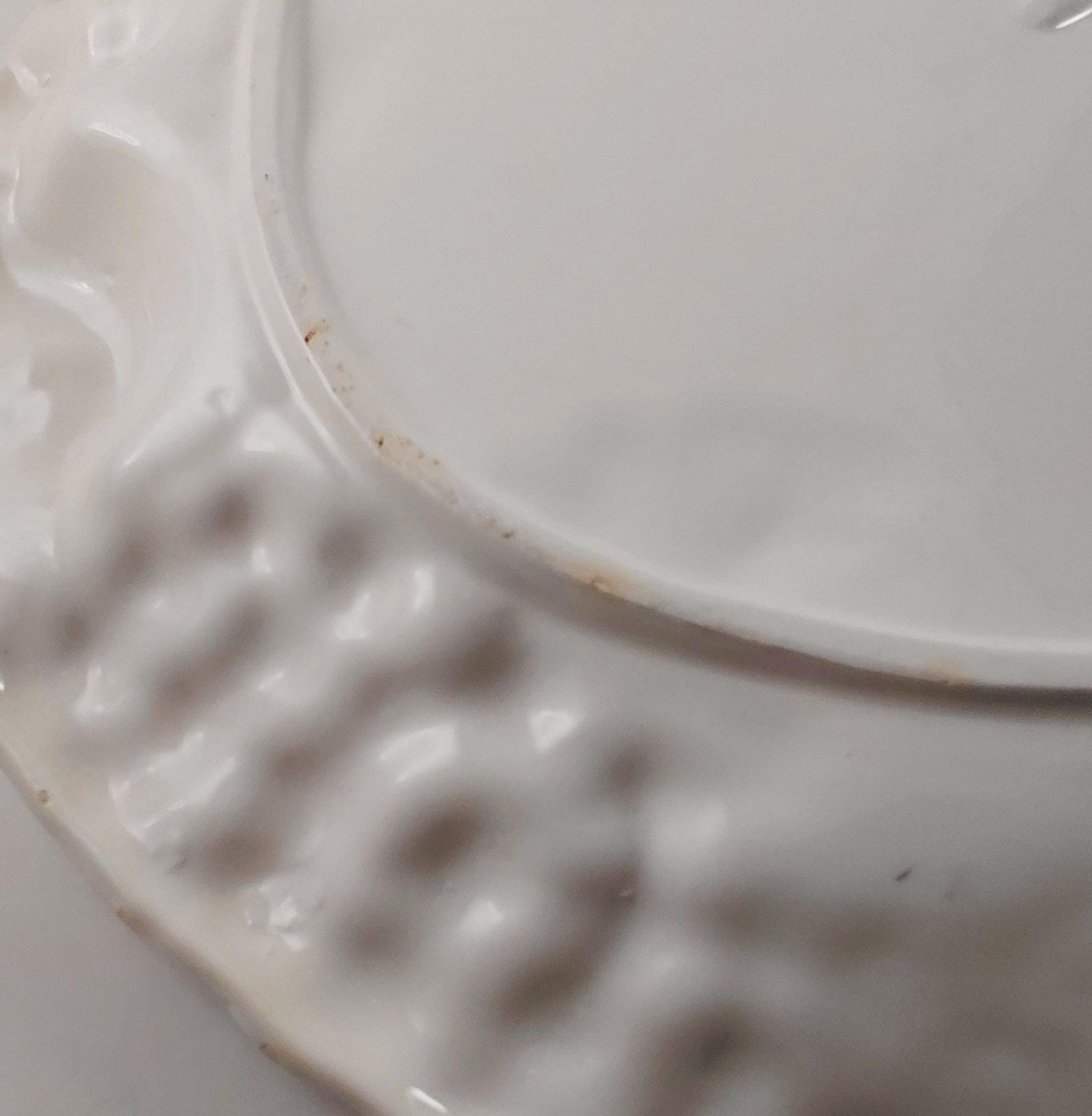 Vintage Signature China Platter: Sauvignon Raised Fruit Serving Tray, view 13