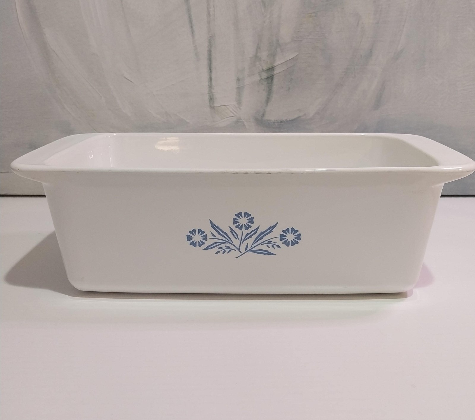 Vintage Corning Ware Loaf Pan: 1960s Cornflower Blue Bakeware