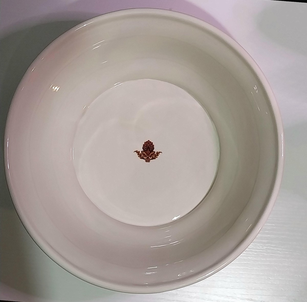 Raymond Waites Ancient Kingdom Serving Bowl: 1990s Ceramic Centerpiece, view 9