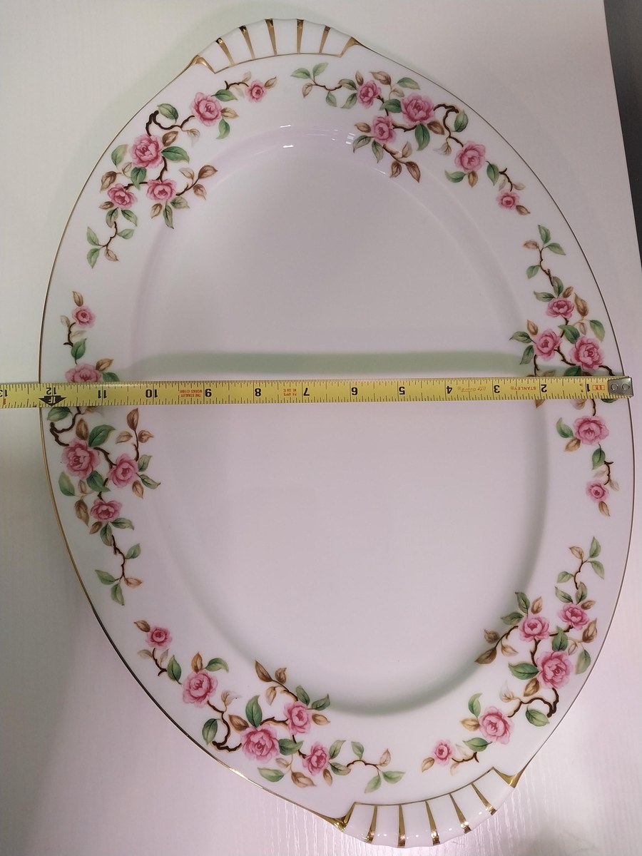 Vintage 17 1/2" Maytime Platter by Kent, Japan, Large, view 6